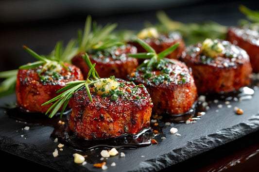 Wagyu Kugel – Sous-Vide & Dijon-Balsamico-Lack