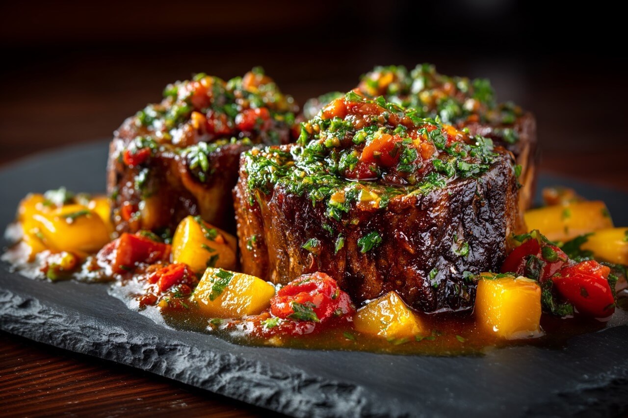 Wagyu Osso Bucco mit Gremolata & Wurzelgemüse